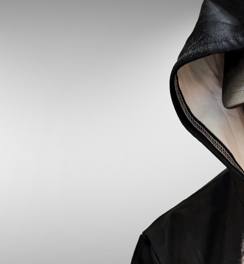 Men's Black & White Charger Hoodie - Lunacy Deals & Designs