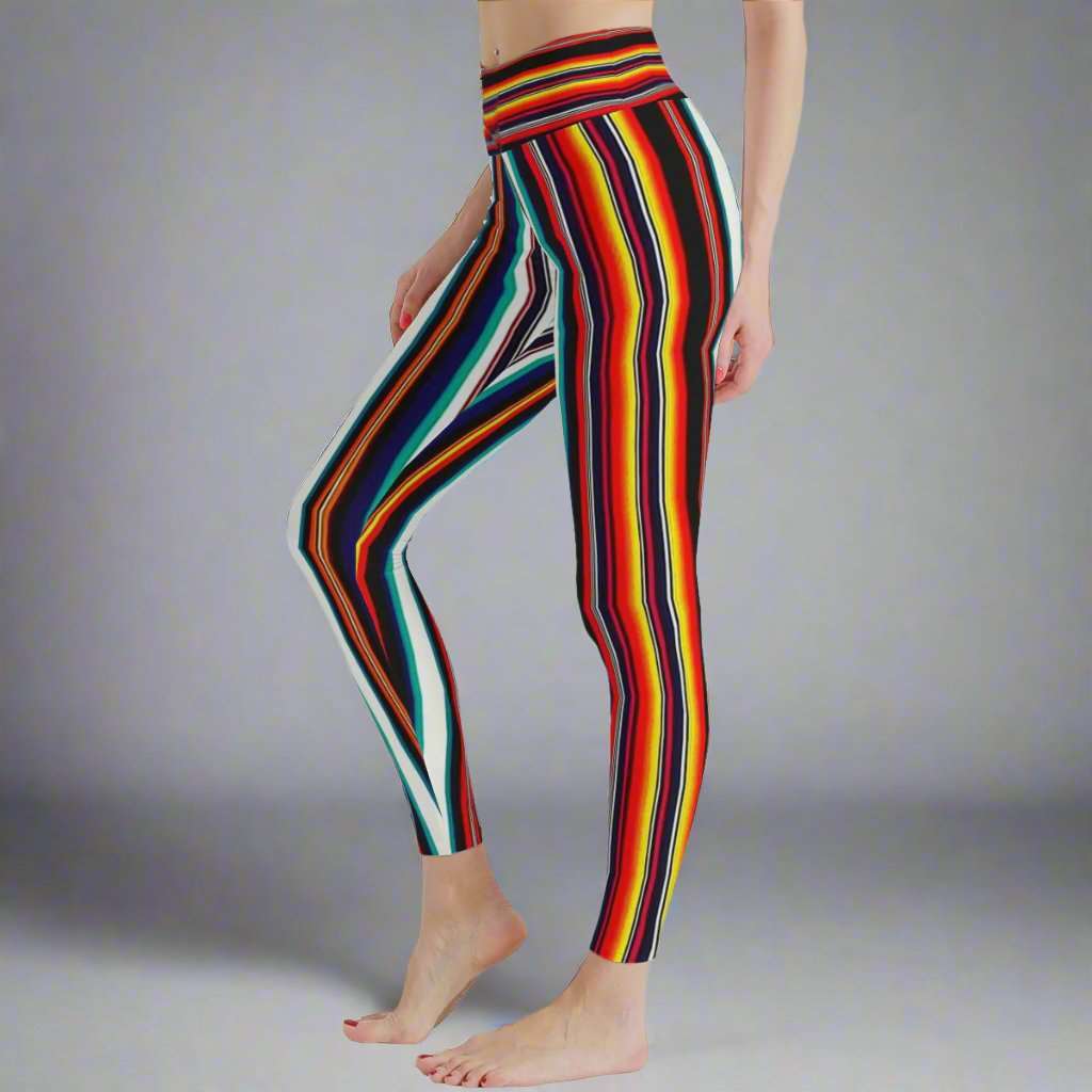Women's Fiesta Forever High Waist Stretchy Leggings - Lunacy Deals & Designs