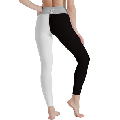 Women's Monochrome Mirage High Waist Stretchy Leggings