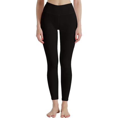 Women's Classic Black High Waist Stretchy Leggings