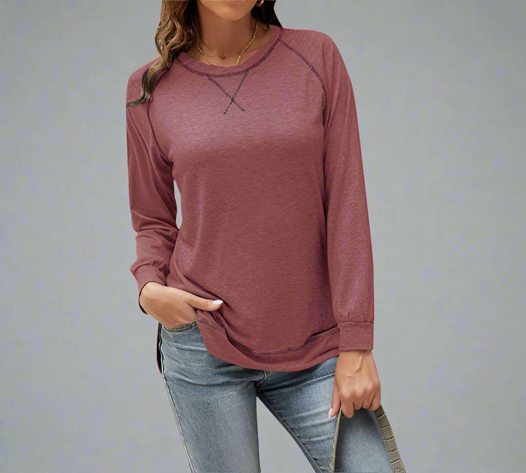 Women's Everyday Essential Long Sleeve Tee - Lunacy Deals & Designs