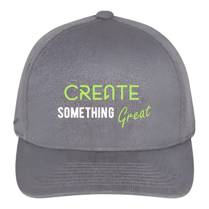 Flexfit Mélange Baseball Cap | Customizable (front & back) - light heather gray