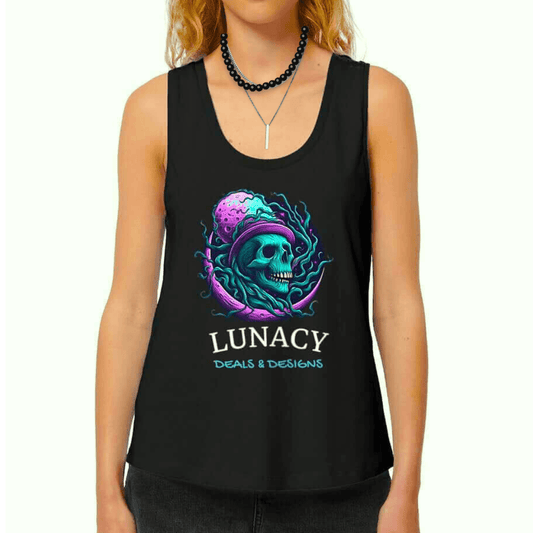 Lunacy Deals & Designs Womens Relaxed Fit Tank Top