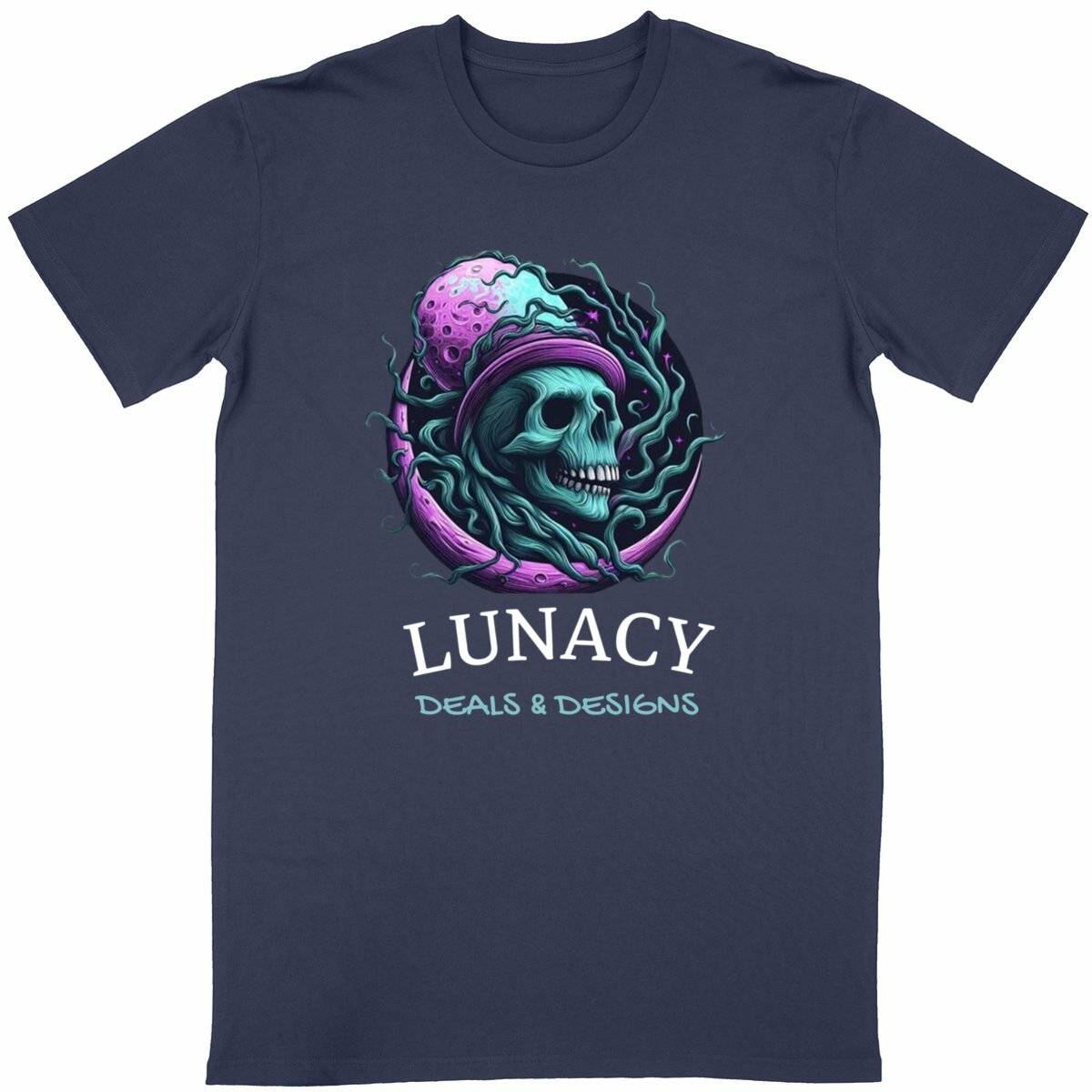 Lunacy Deals & Designs Classic Cotton tshirt - BLue