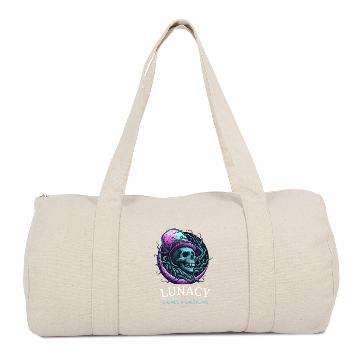 Lunacy Deals & Designs Cotton Duffle Bag - natural