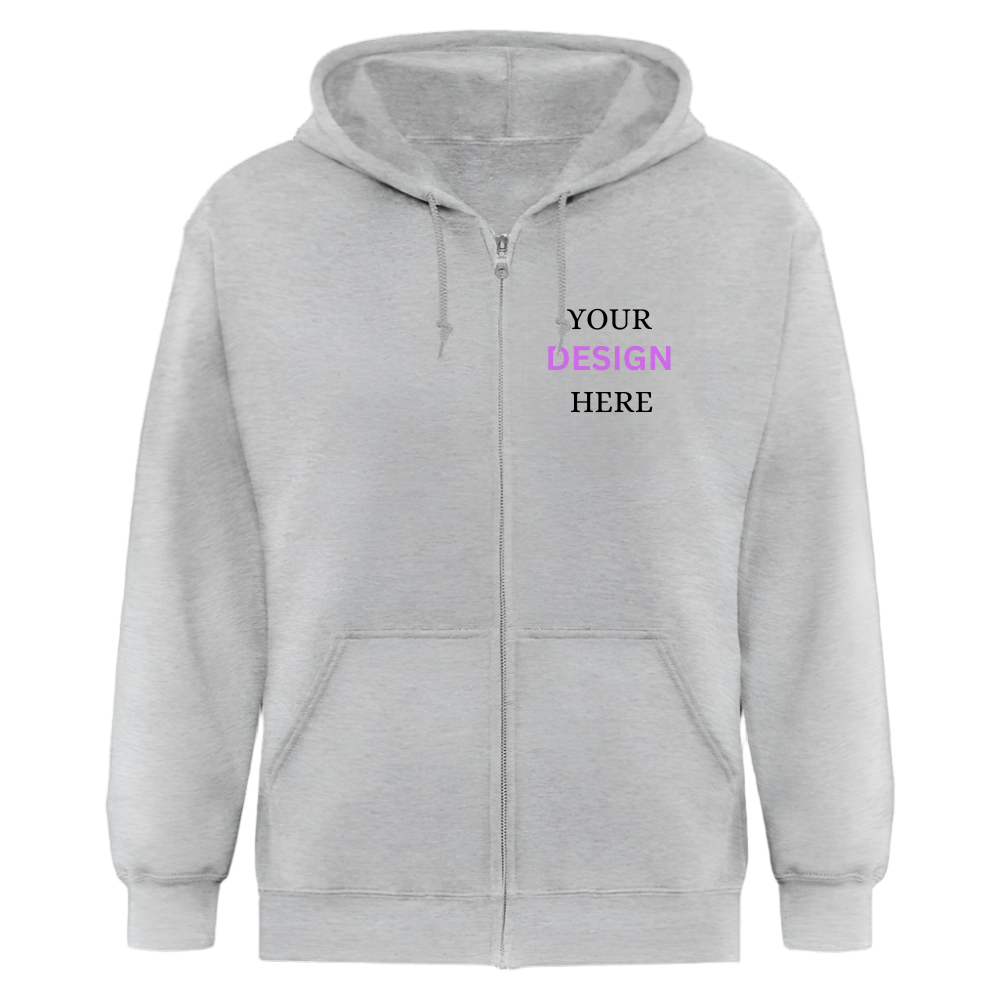 Men's Zip Up Hoodie (Customizable)