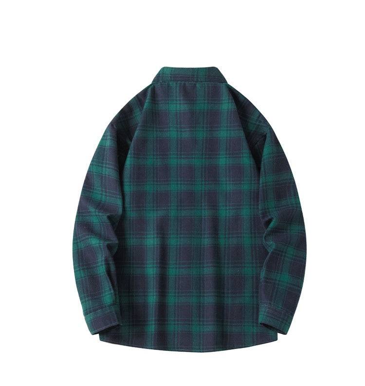 Men's Plaid Long Sleeve Button Up Shirt - Lunacy Deals & Designs
