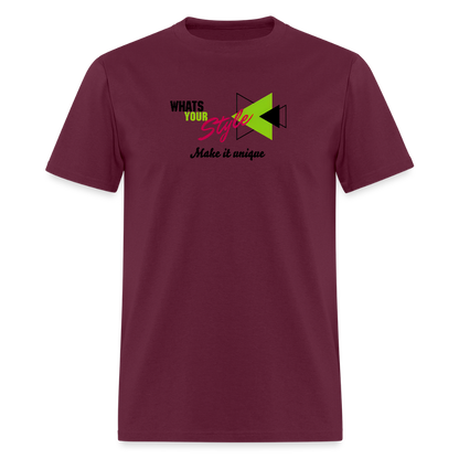 Men's T-Shirt - burgundy