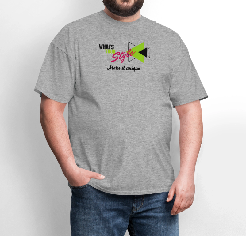 Men's T-Shirt-heather gray