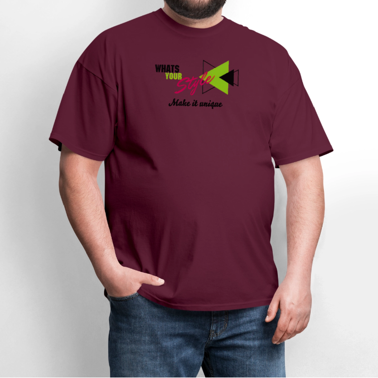 Men's T-Shirt - burgundy