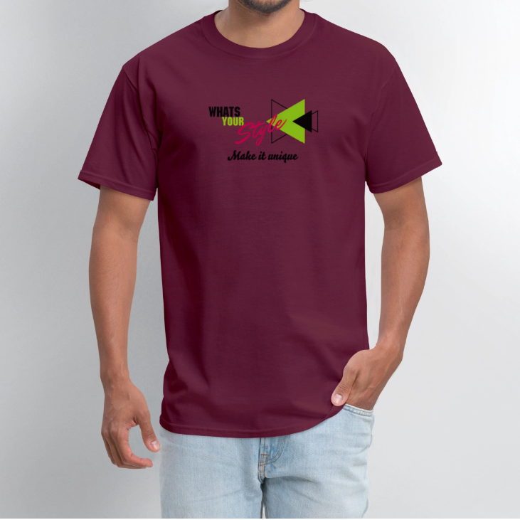 Men's T-Shirt - burgundy