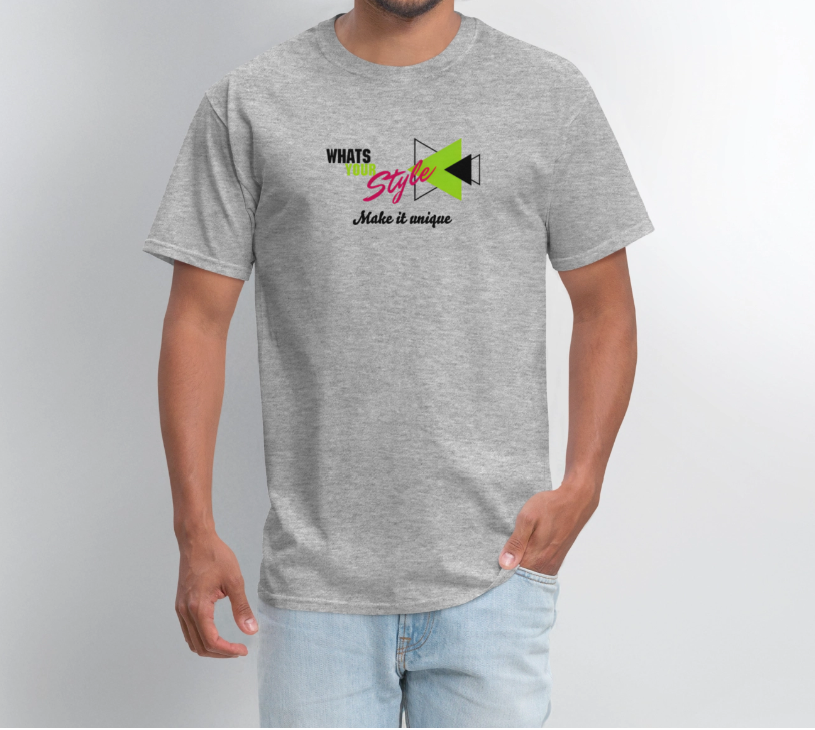 Men's T-Shirt-heather gray