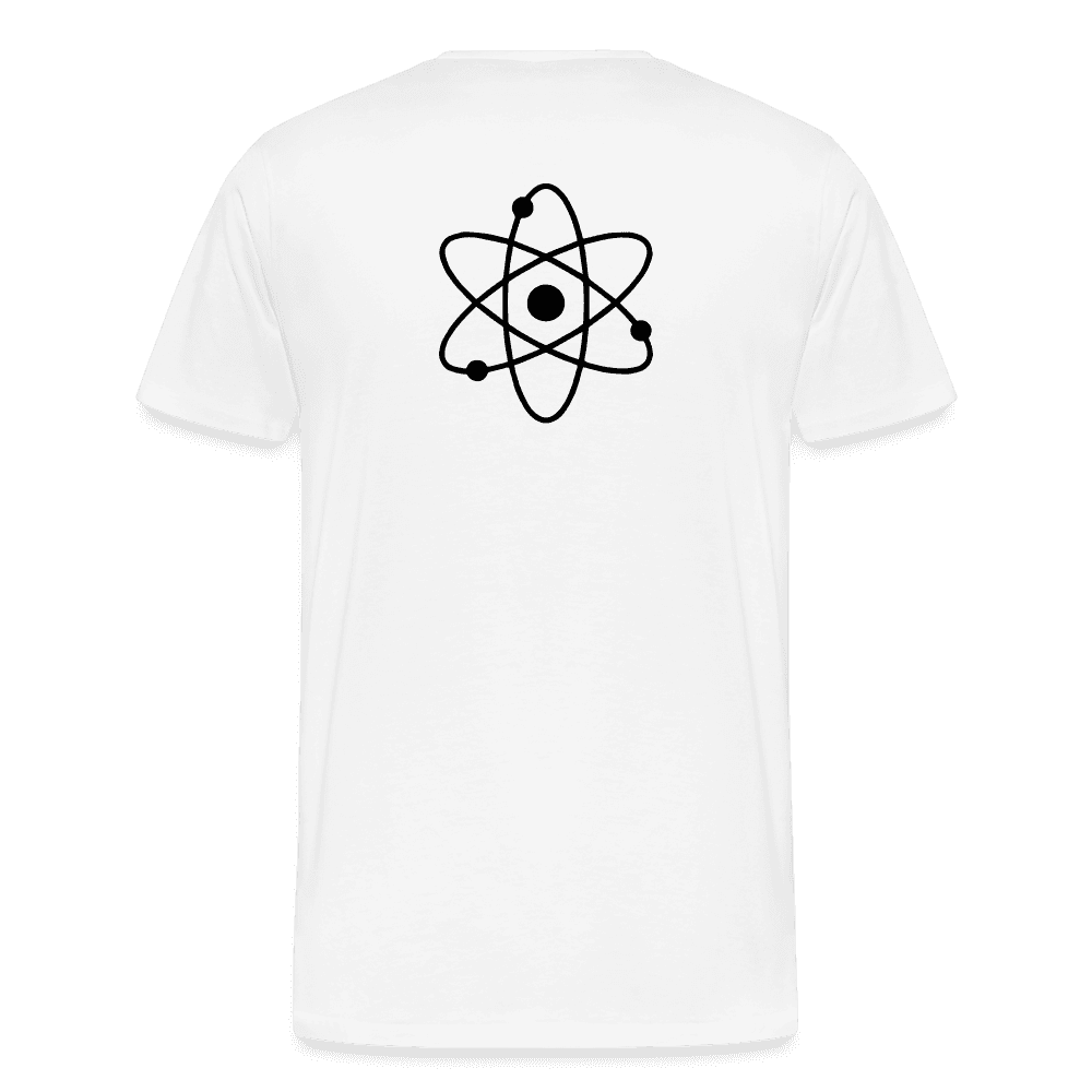 Men's CUSTOMIZABLE  Premium Lightweight T-Shirt - white