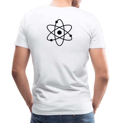 Men's CUSTOMIZABLE  Premium Lightweight T-Shirt - white