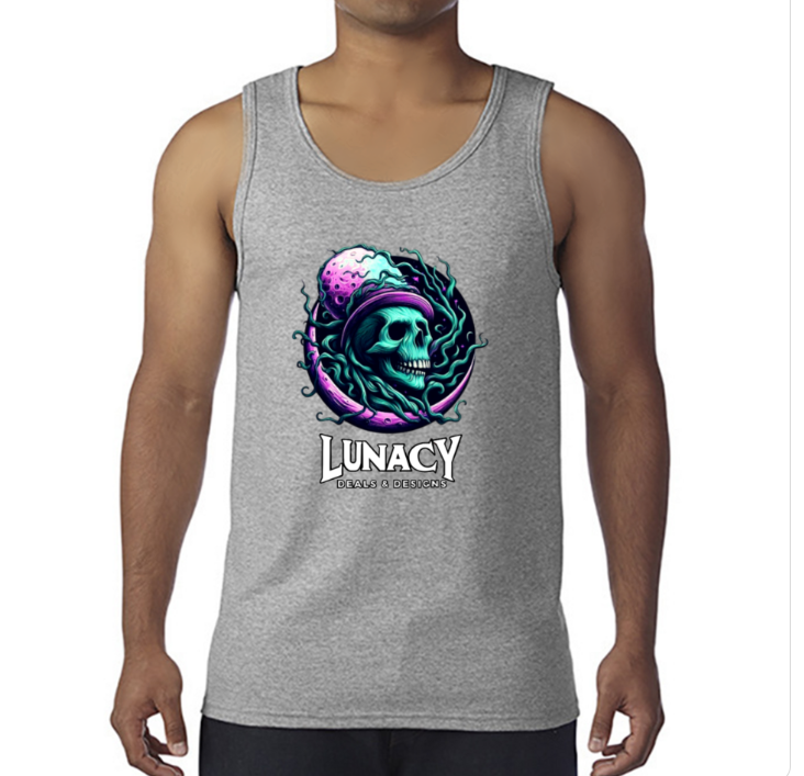 Men's Sleeveless Lunacy Tree-Shirt white