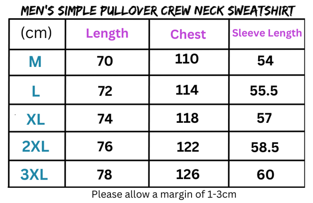 Sudadera sencilla con cuello redondo para hombre