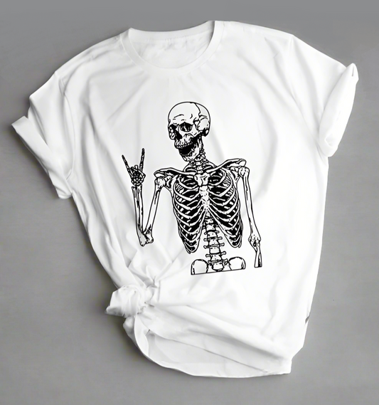 Metal Skeleton Graphic T-Shirt