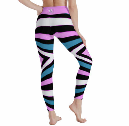 Women's Cosmic Candy High Waist Stretchy Leggings