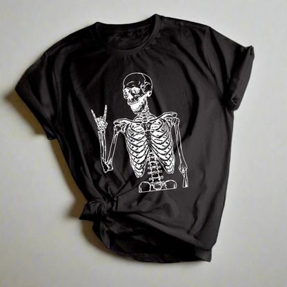 Metal Skeleton Graphic T-Shirt