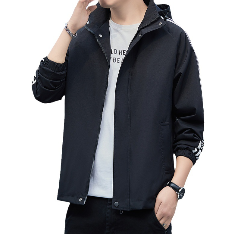 Men's Striped Lightweight Jacket