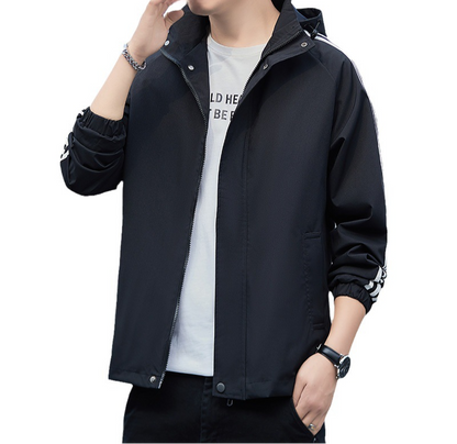 Men's Striped Lightweight Jacket