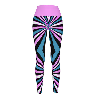 Womans Cosmic Candy high waist stretchy leggings