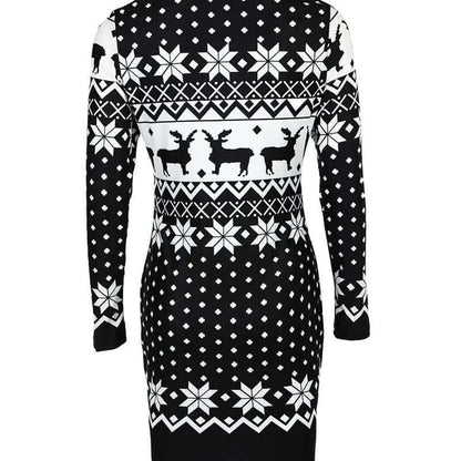 Women's Black Christmas Dress