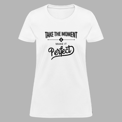 Women's Classic Cotton Tee | CUSTOMIZABLE (front) - white