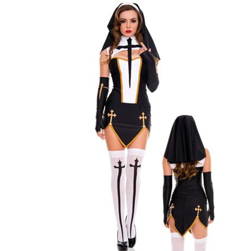 Women's Devilish Nun Costume