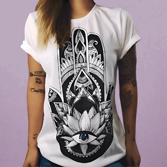 Women's Positive Motif Graphic T-shirts - Lunacy Deals & Designs