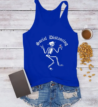 Women's Social Dist-ancing Tank Top - Lunacy Deals & Designs