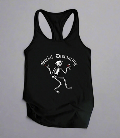 Women's Social Dist-ancing Tank Top - Lunacy Deals & Designs