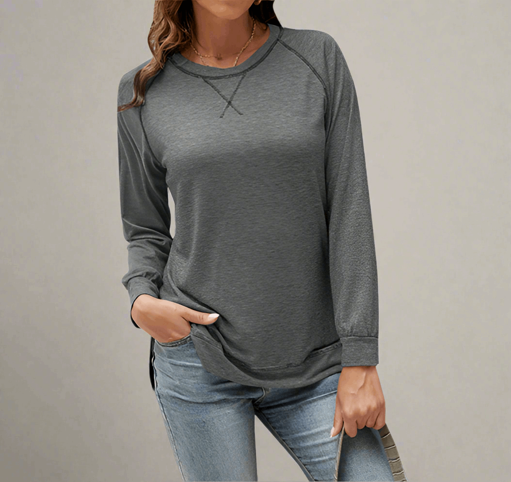 Women's Everyday Essential Long Sleeve Tee - Lunacy Deals & Designs