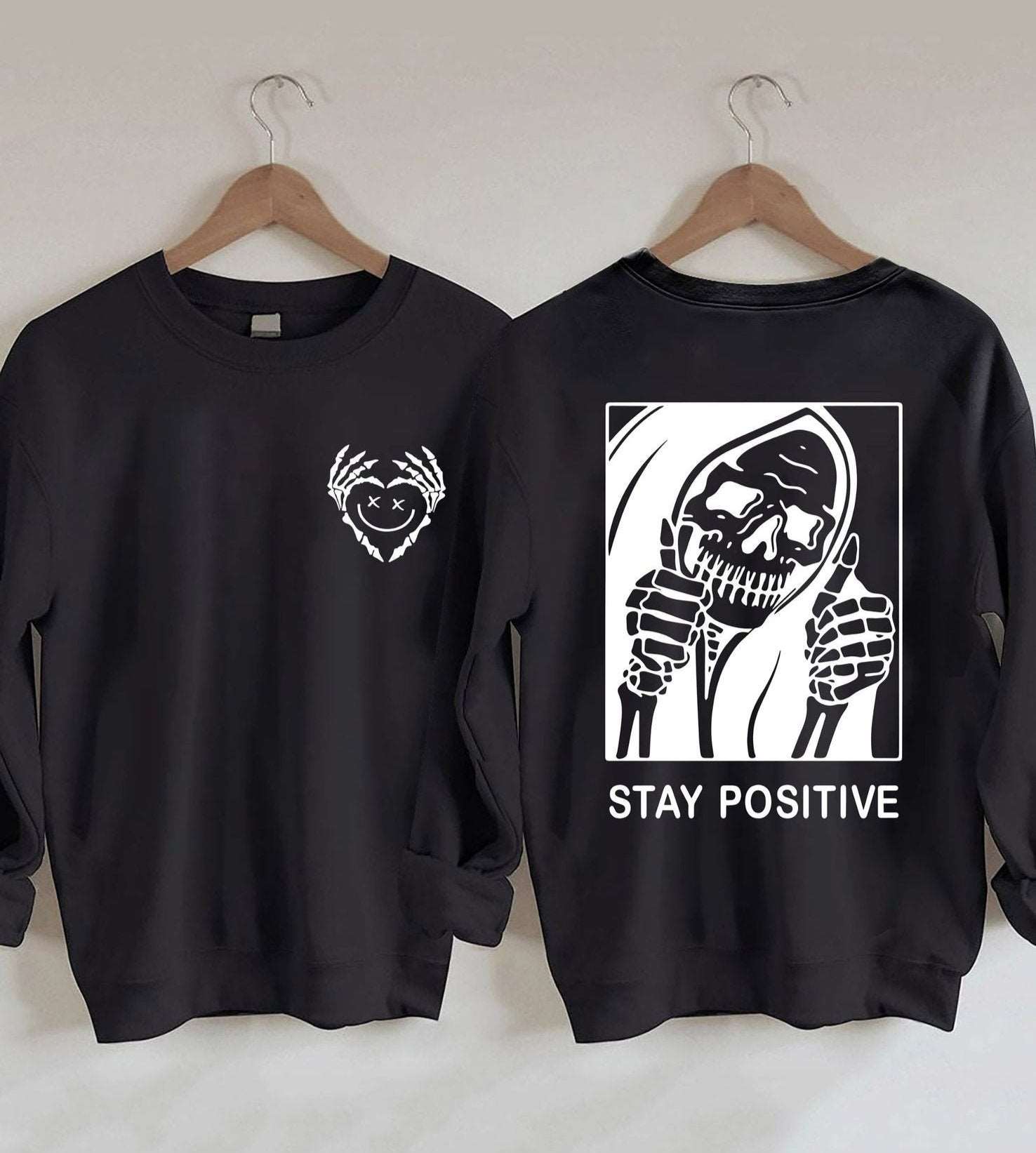Women's Positive Reaper Pullover Sweater - Lunacy Deals & Designs