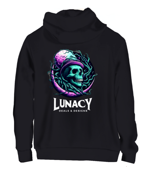 back of lunacy hoodie