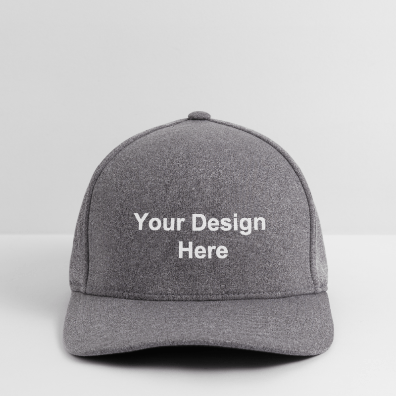 Flexfit  Melange Baseball Cap (Customizable) - light heather gray