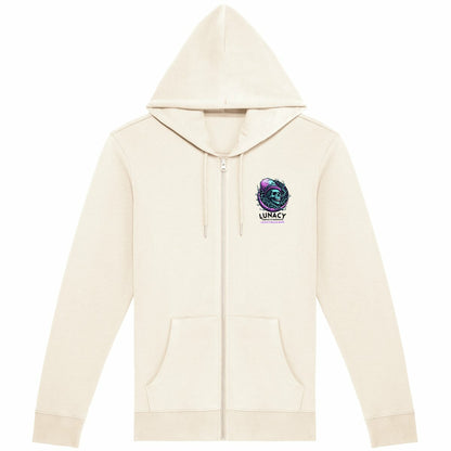 Lunacy Deals & Designs Zip Up Hoodie Beige