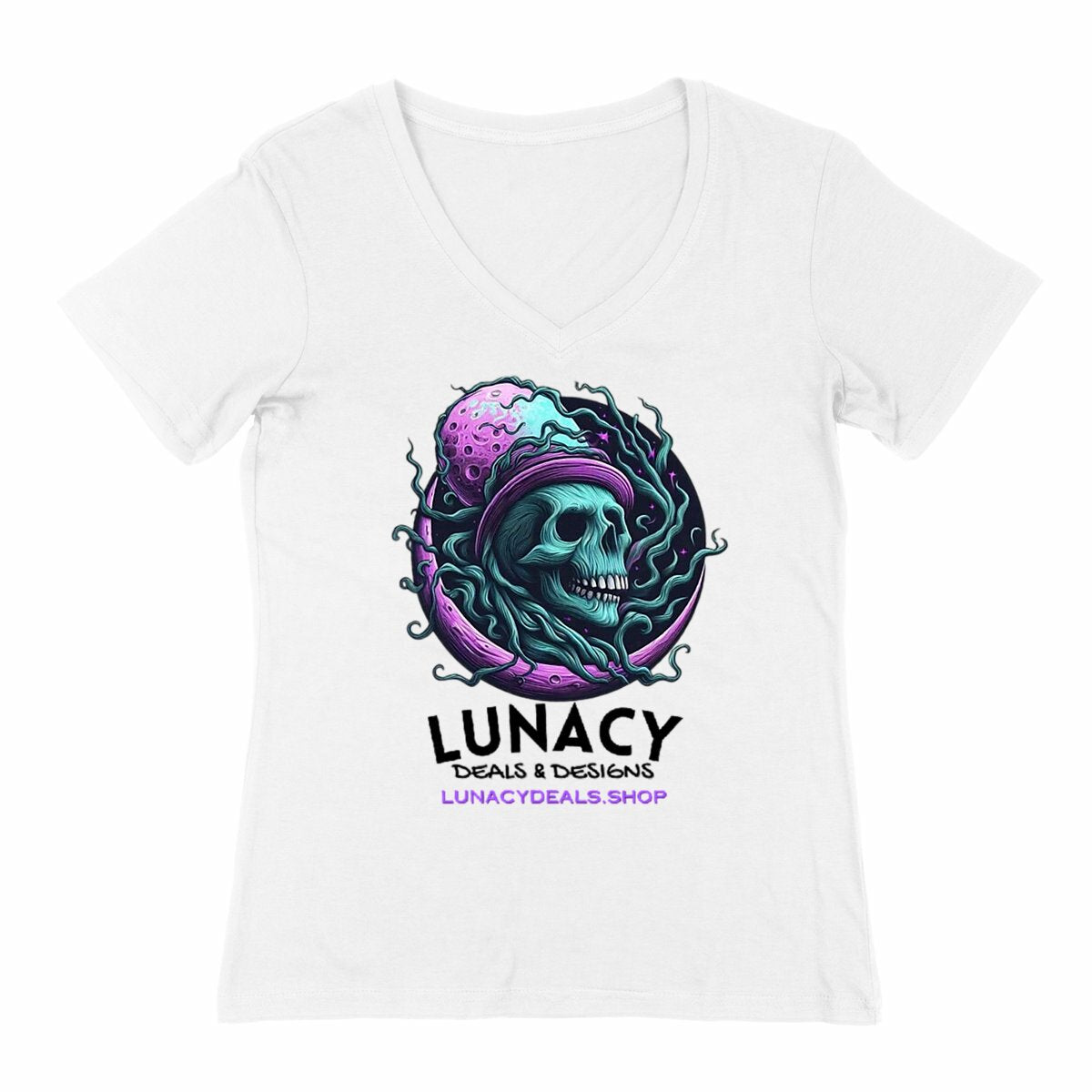 Lunacy Deals & Designs Women's V-Neck T-Shirt