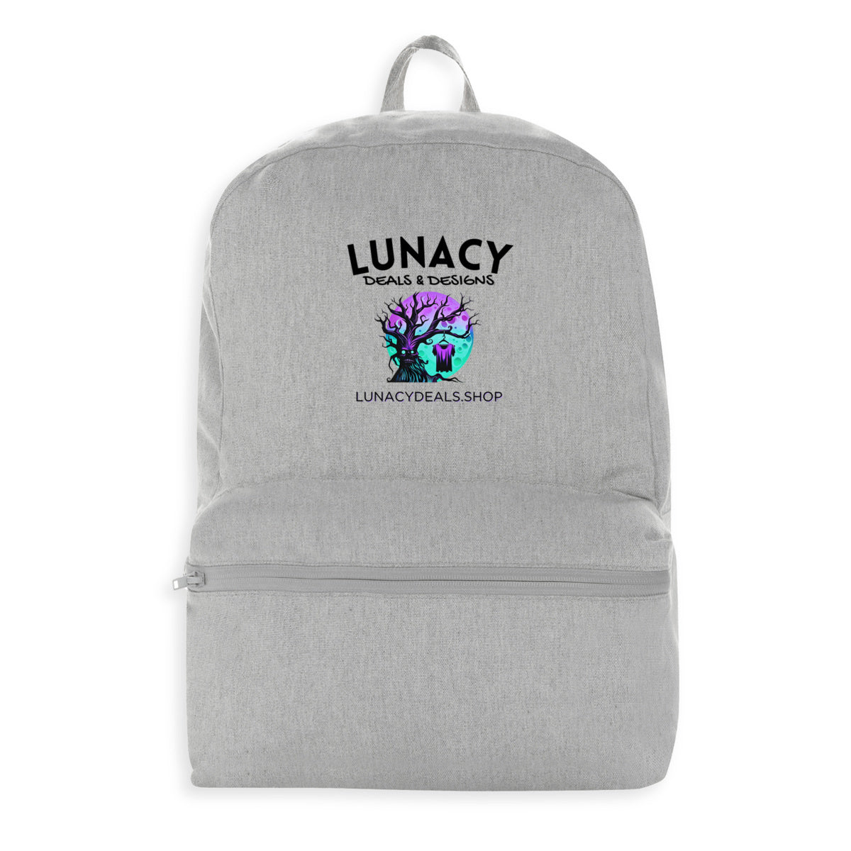 100% recycled backpack with Lunacy Deals and Designs