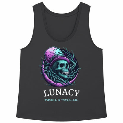 Lunacy Deals & Designs Women's Loose Tank Top - Dark