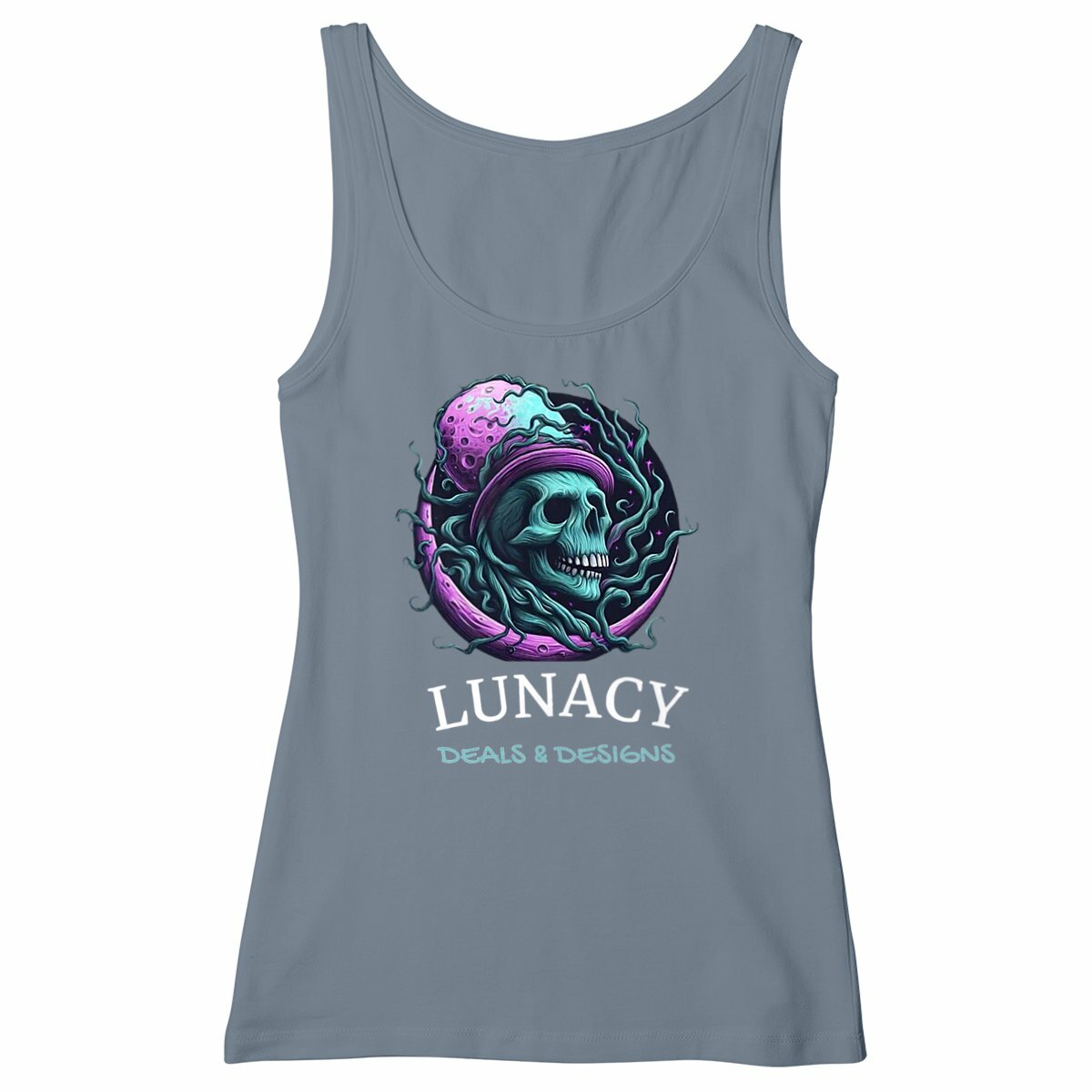 Lunacy Deals & Designs Women's Tank Top -Dark