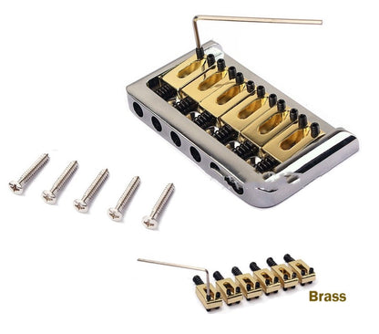 Guitar Bridge with Brass Saddle - Lunacy Deals & Designs