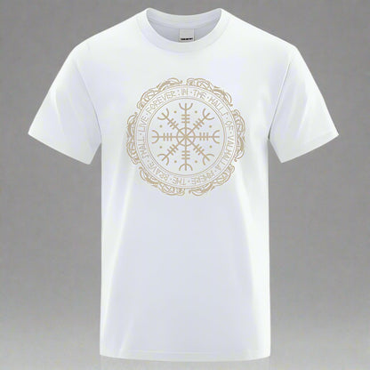 Helm of Awe Graphic Norse Symbol T-Shirt - Lunacy Deals & Designs