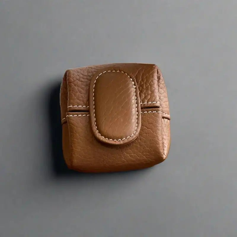 Leather Coin Purse (15 color choices!) - Lunacy Deals & Designs