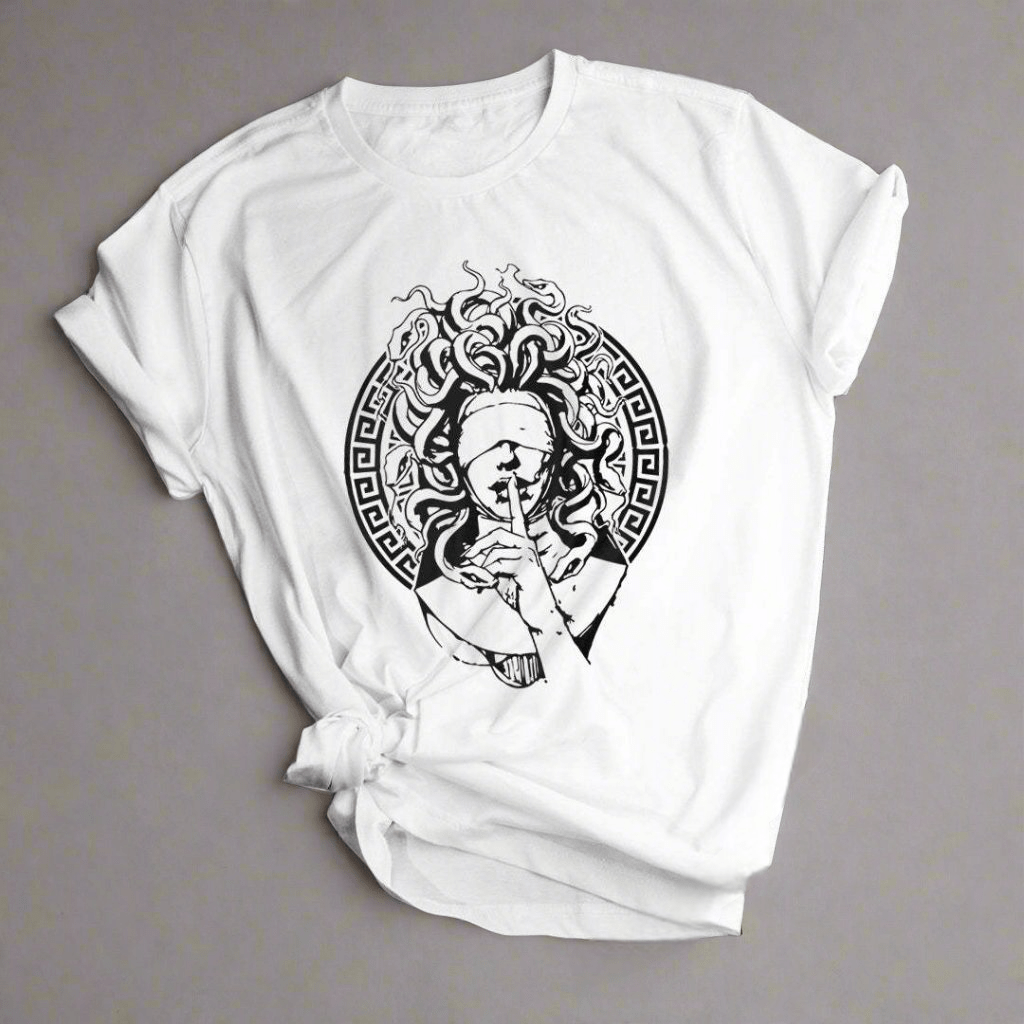 Medusa Short Sleeved T-Shirt - Lunacy Deals & Designs