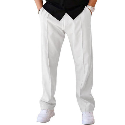 Men's Business Casual Drawstring Pants - Lunacy Deals & Designs