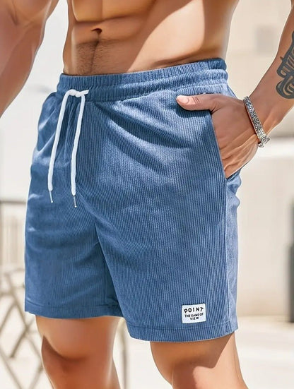 Men's Casual Corduroy Drawstring Shorts - Lunacy Deals & Designs