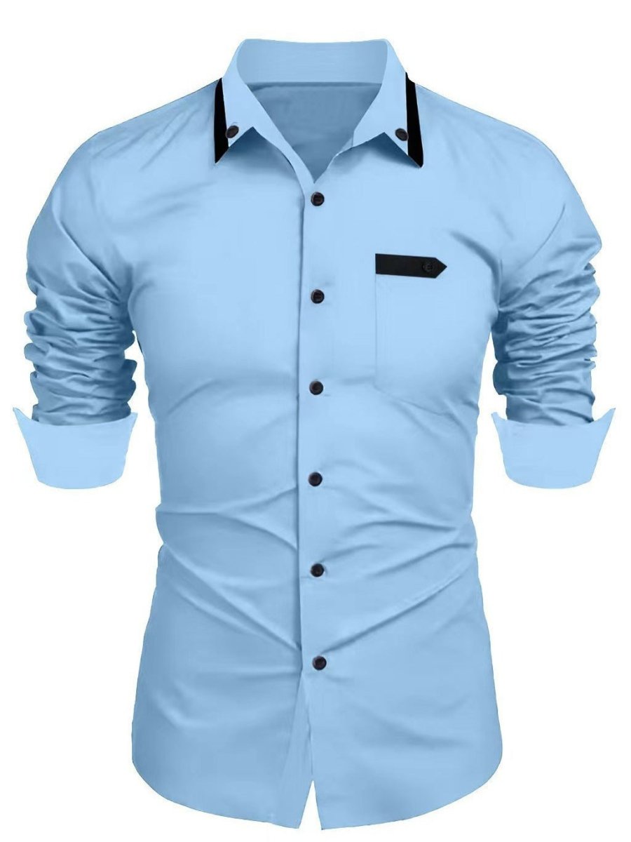 Men's Collared Button - up Shirt - Lunacy Deals & Designs