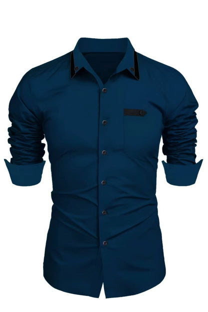 Men's Collared Button - up Shirt - Lunacy Deals & Designs