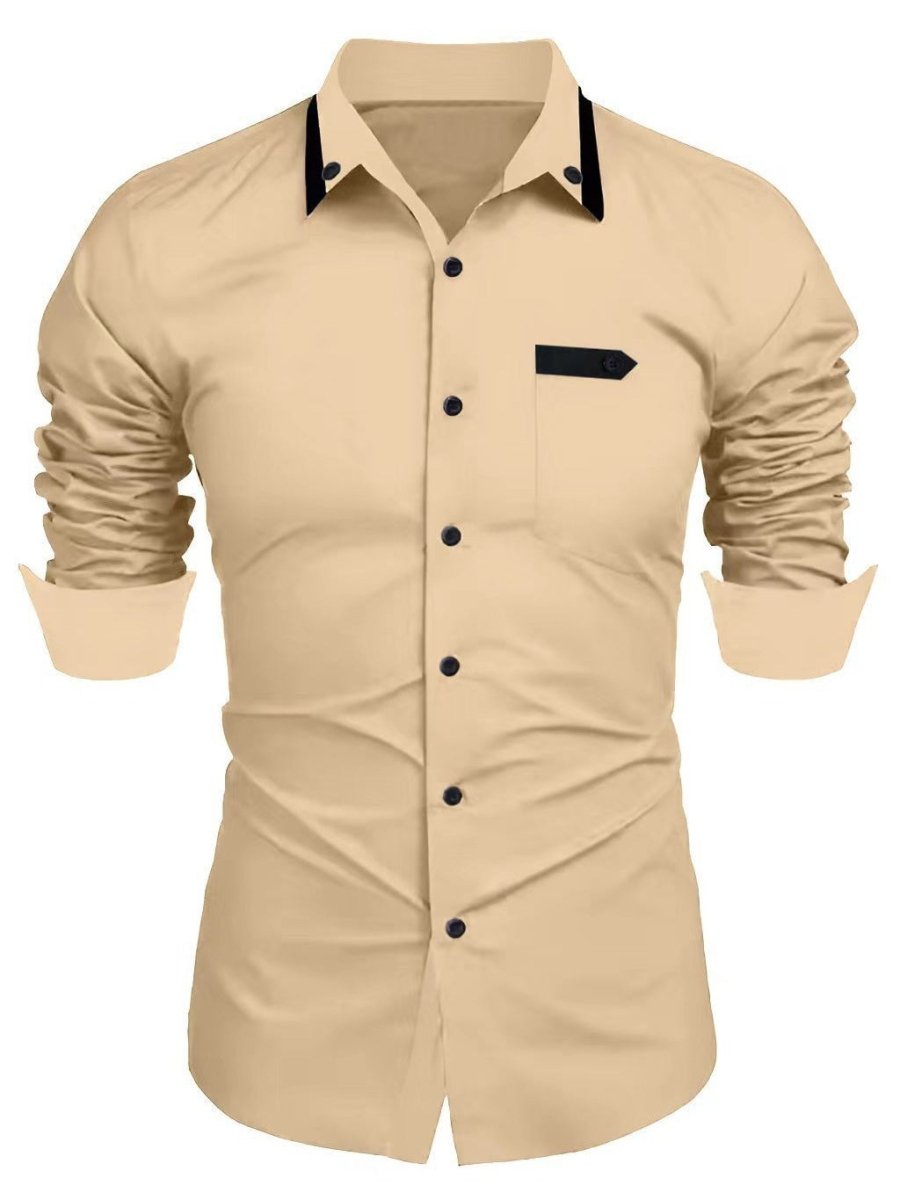 Men's Collared Button - up Shirt - Lunacy Deals & Designs